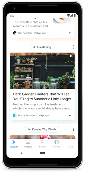 google discover