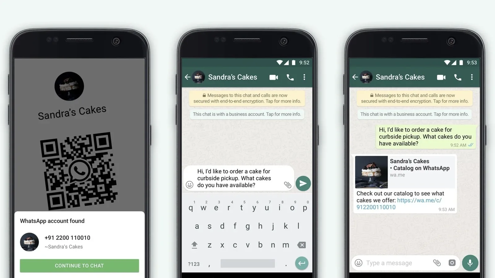 catálogo whatsapp business