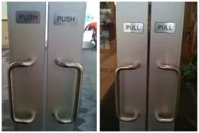 porta fechada