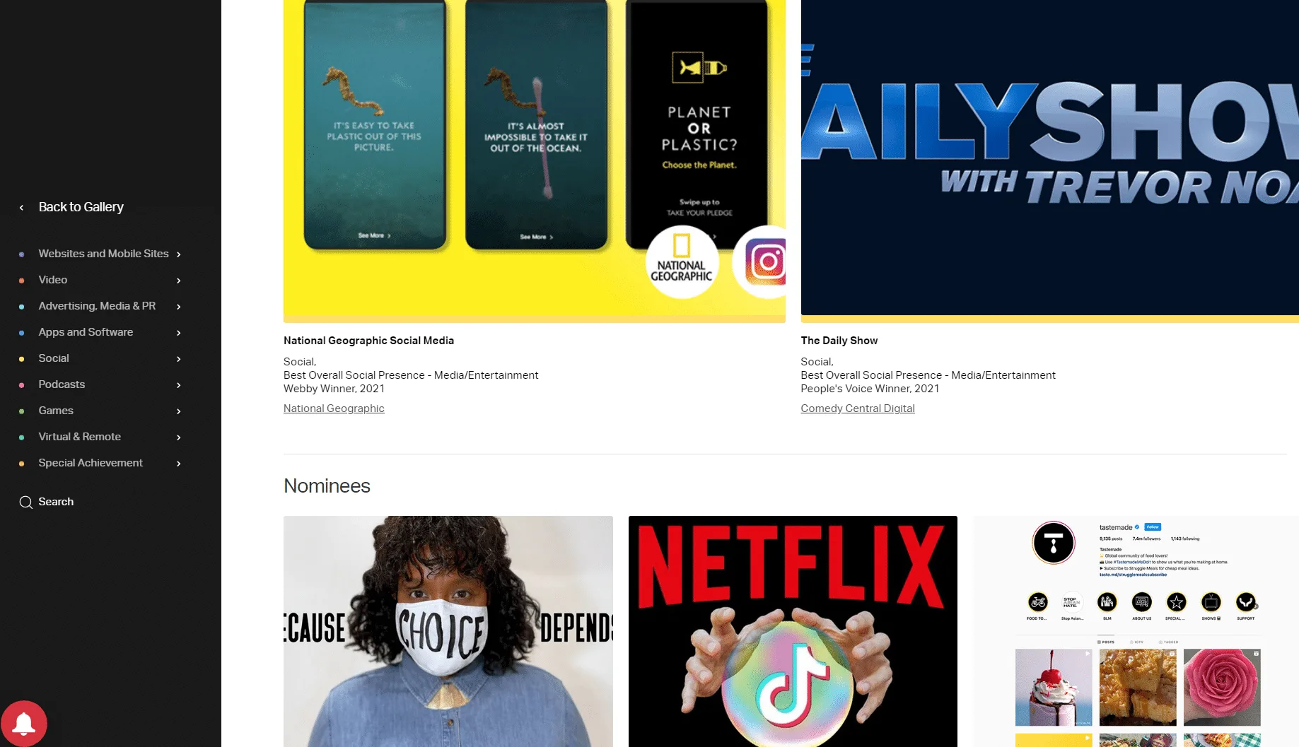 webby awards