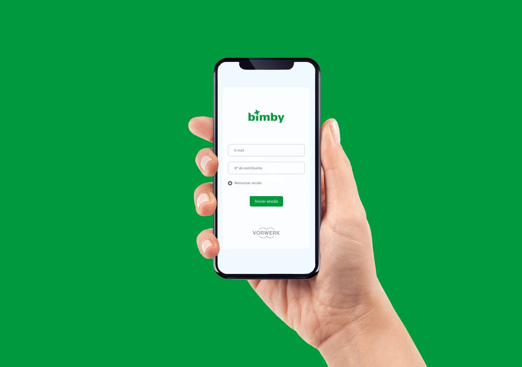 Mockup app mobile Bimby