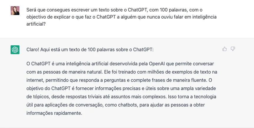 Let’s talk, Chat! O nosso amigo, ChatGPT.