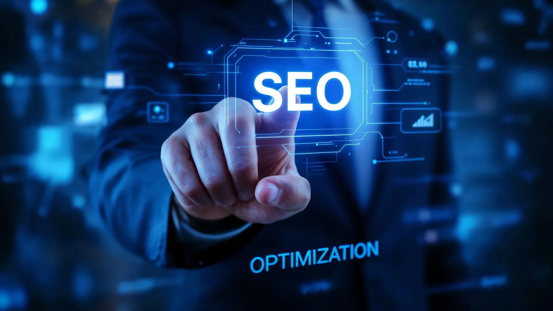 employee working marketing setting