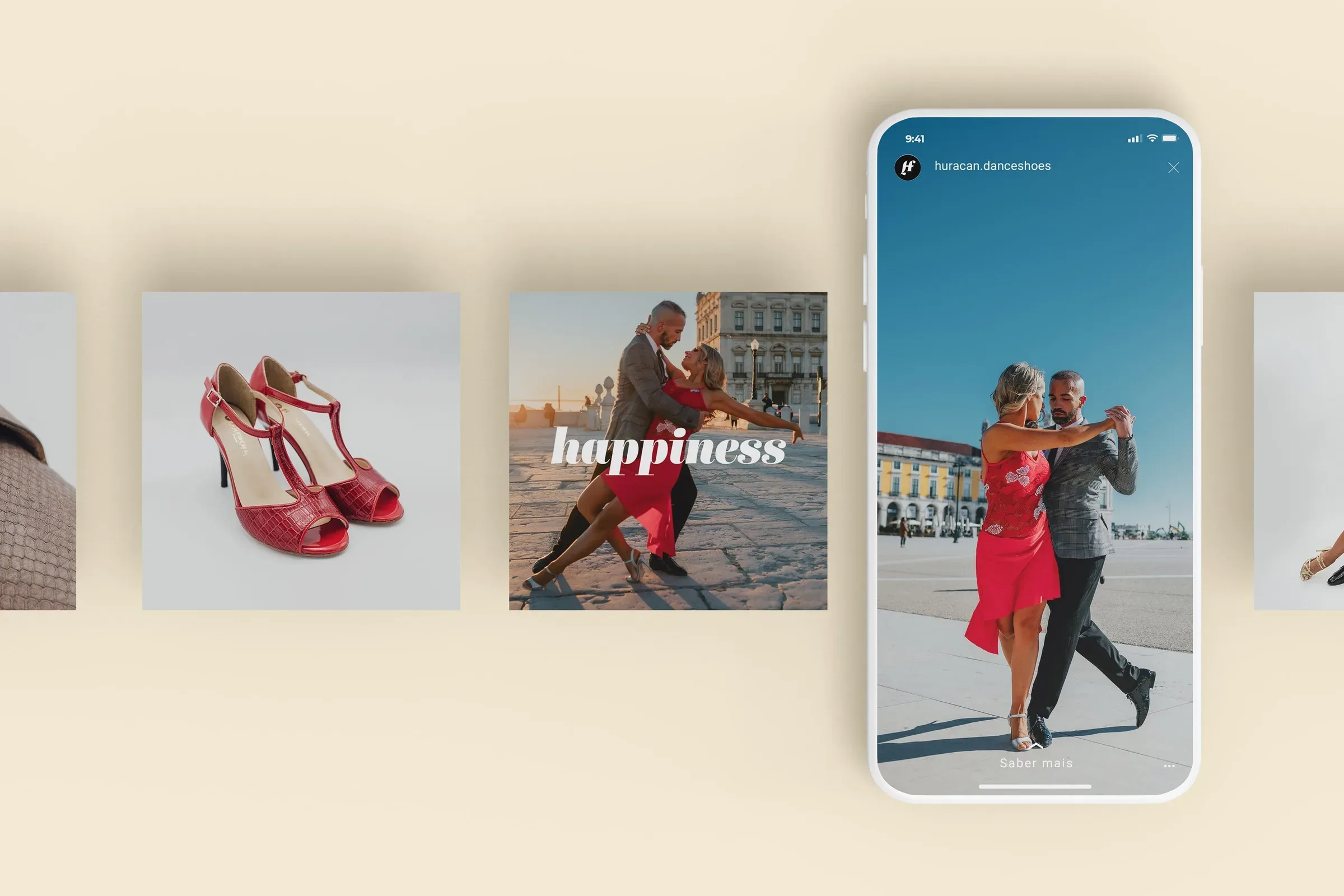 Social media of brand Huracan