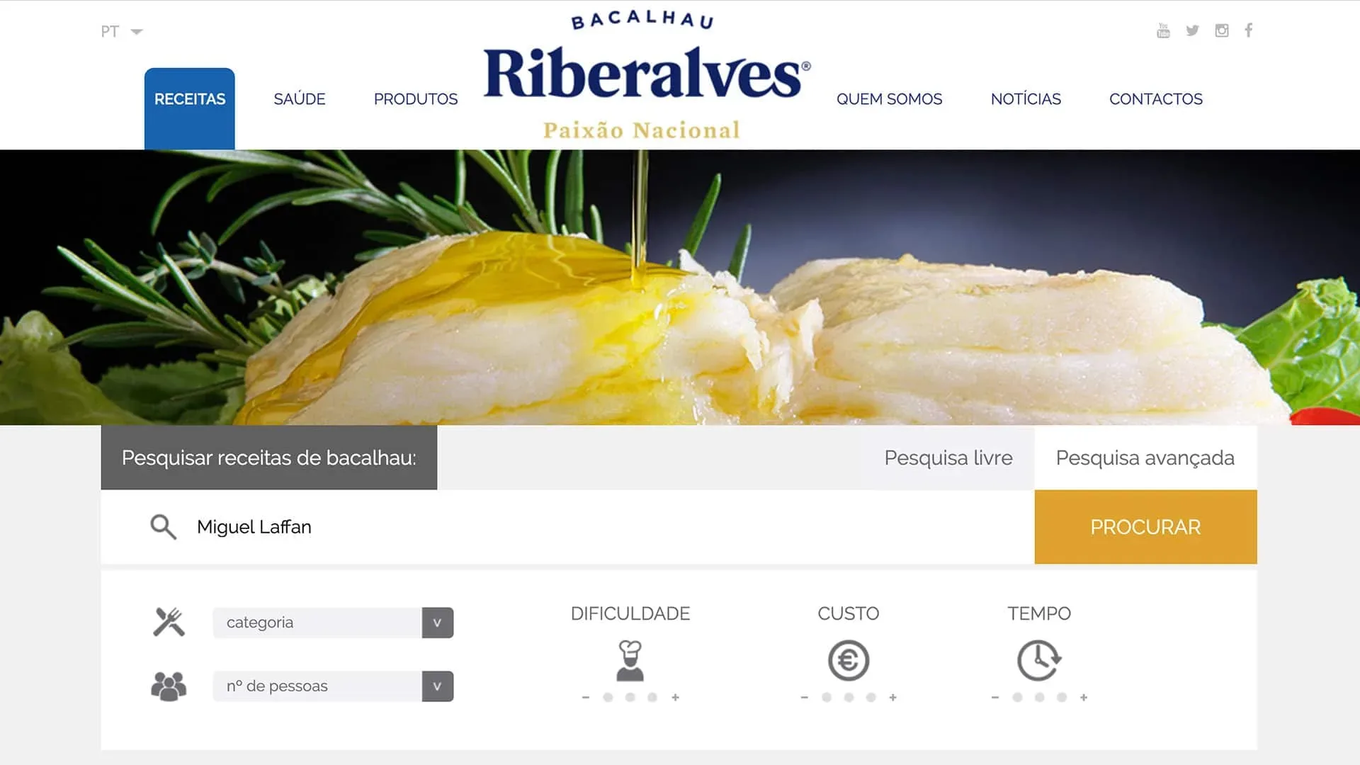 Riberalves receitas bacalhau