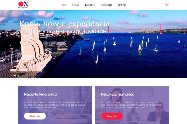 oncorporate website Design e desenvolvimento website