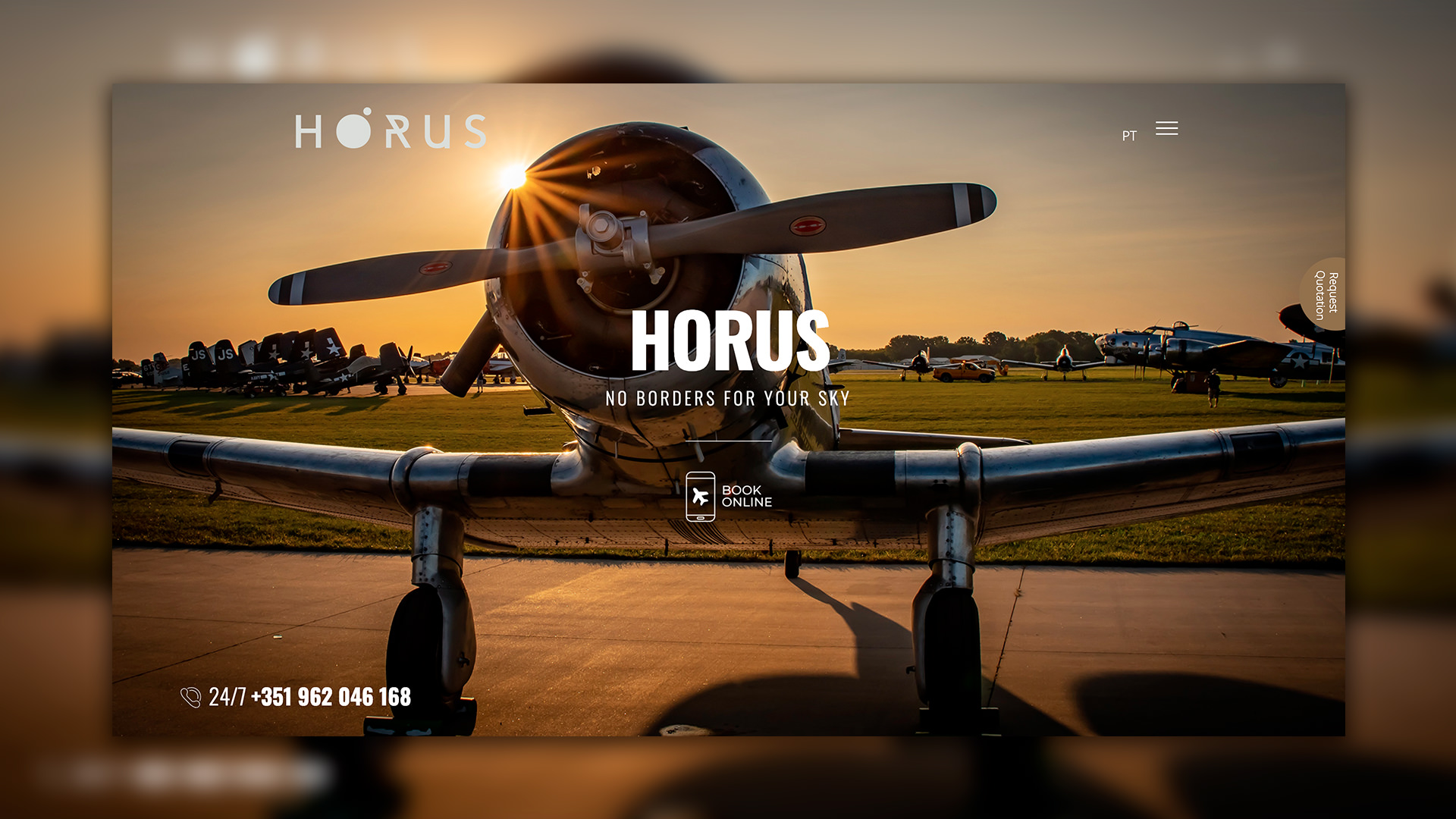 website Fly Horus