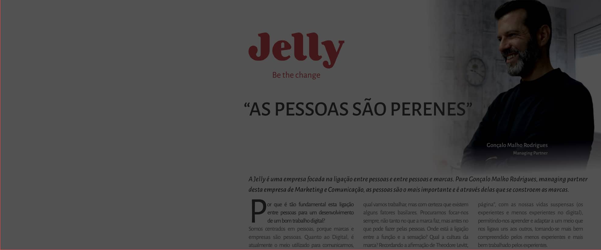 Pagina da entrevista