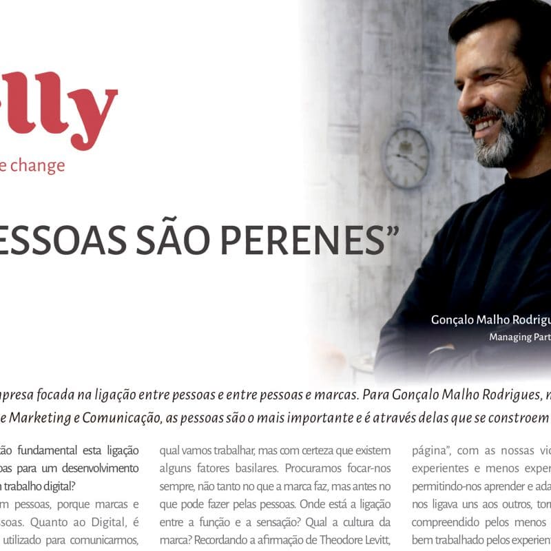 pagina da entrevista com Gonçalo Malho