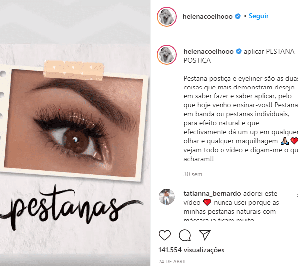 Facebook da Helena Coelho