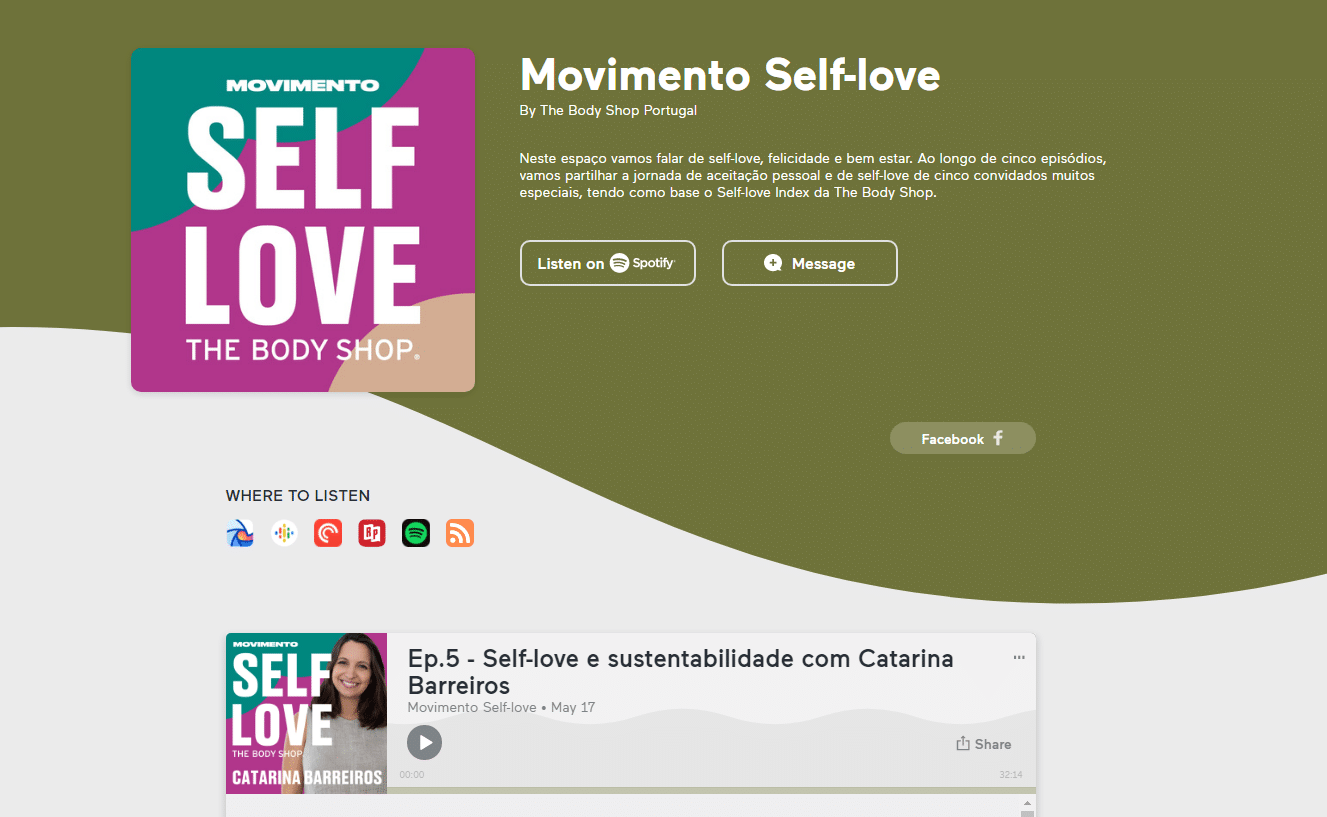 Podcast bodyshop sobre selflove