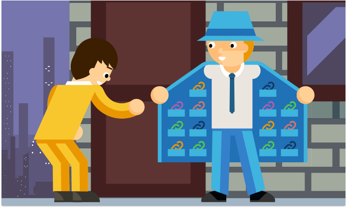 ilustração links pagos
