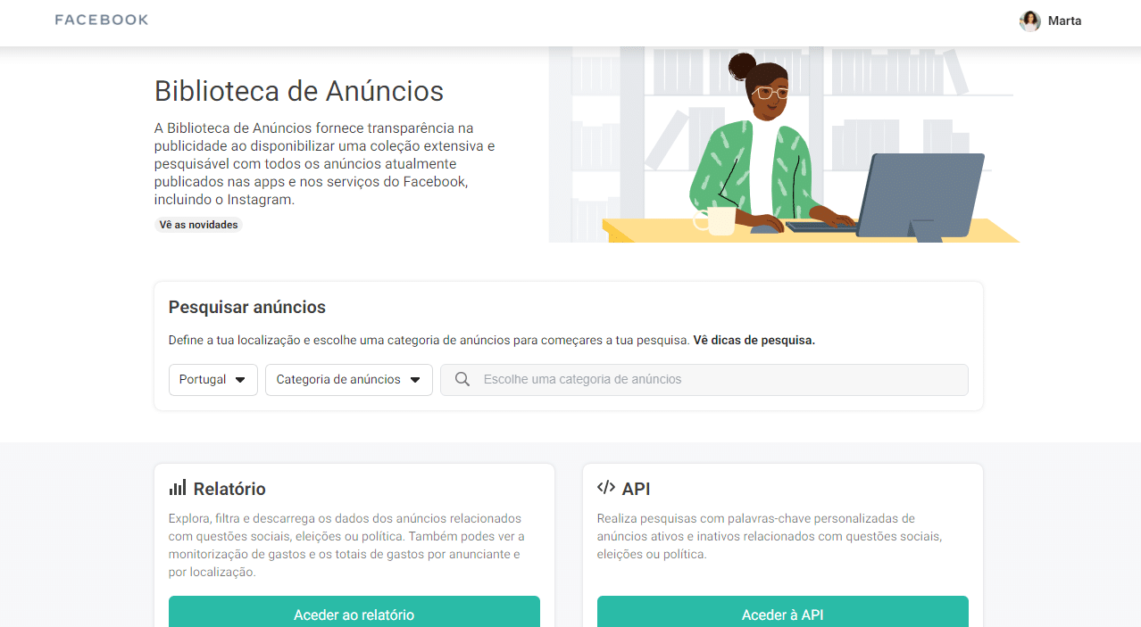 facebook ads library