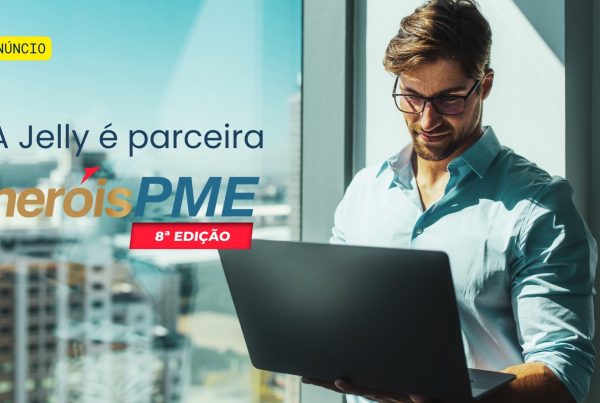 Capa da notícia sobre a Jelly ser parceira da iniciativa Heróis PME