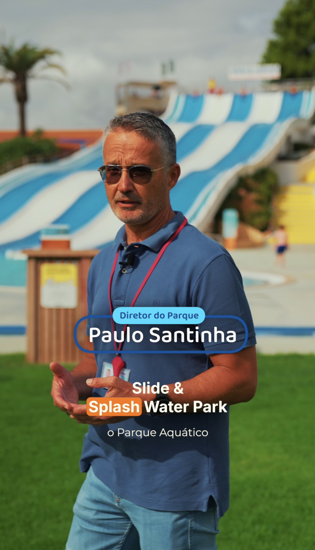 Capa video - Diretor do parque Slide & Splash